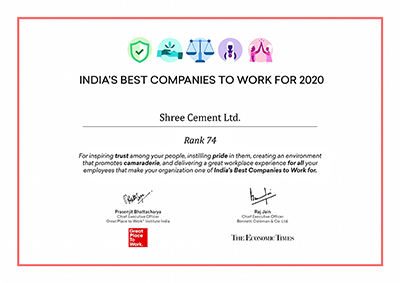 India’s Top 100 Places To Work For by GPTW India ® 2020