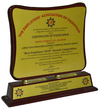 Best Employer 2018 by The Employers Association of Rajasthan